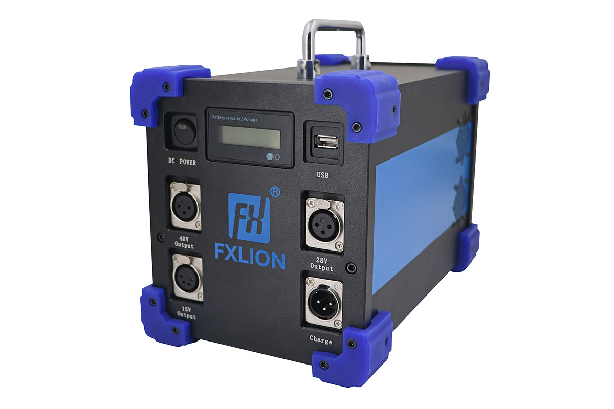 Fxlion FX-HP-7224-48D PLUS High Power 15V, 28V, & 48V Lithium-Ion Mega Battery, 1232Wh